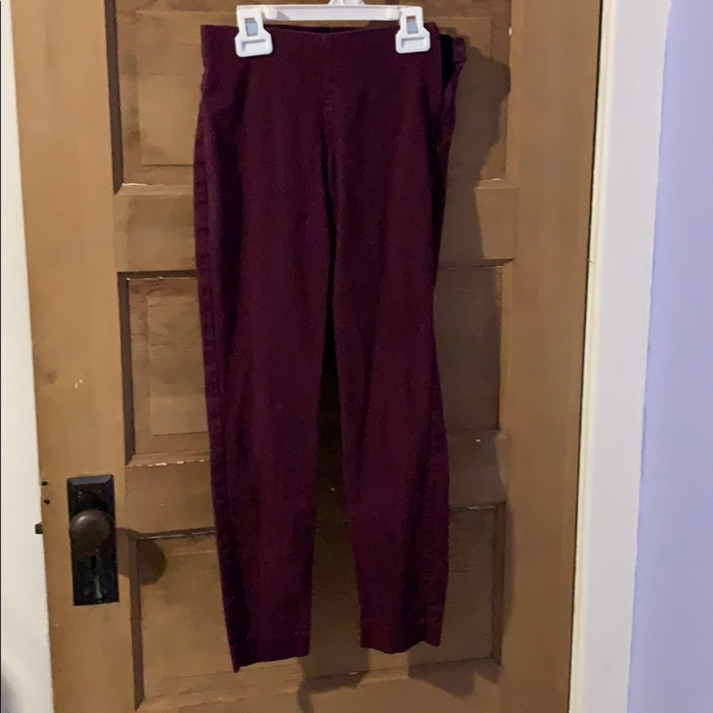 Old Navy plum ankle pants